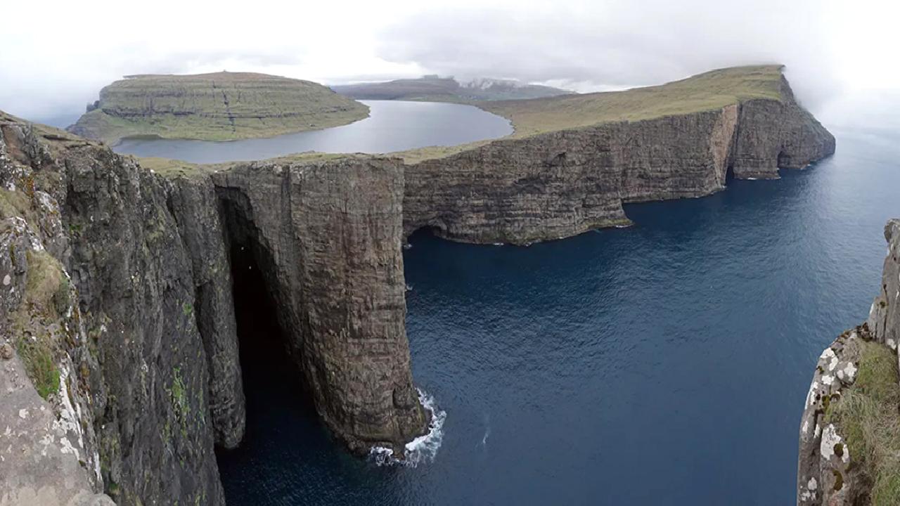 Gerçek mi, illüzyon mu?: “Okyanusun üzerinde yüzen göl” Sørvágsvatn