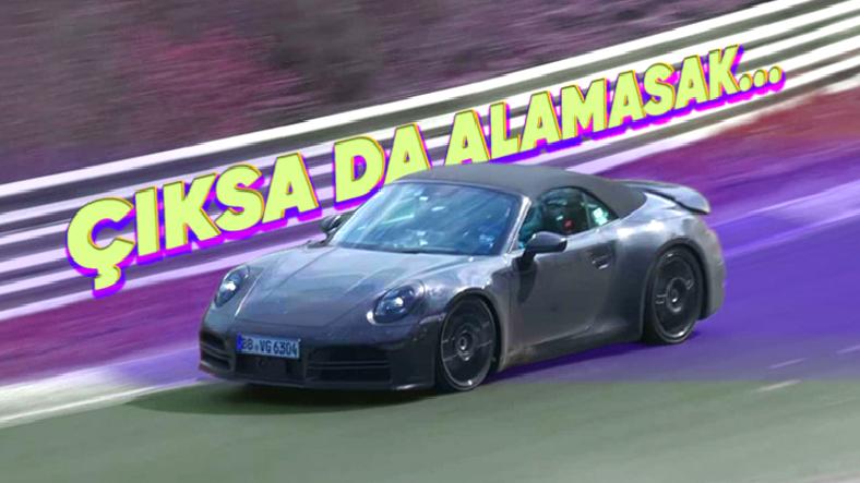 Makyajlı Porsche 911 Cabrio Sürüş Testlerinde Görüntülendi