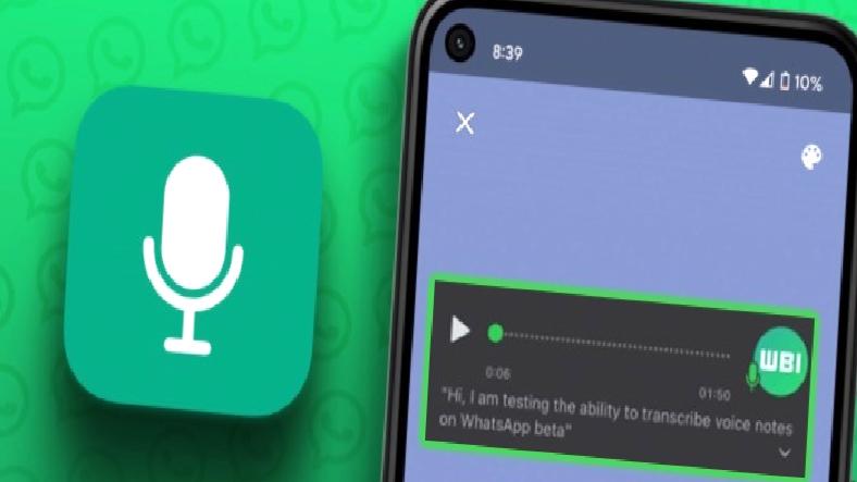 WhatsApp’ta Sesli Mesajları Metine Çeviren Özellik