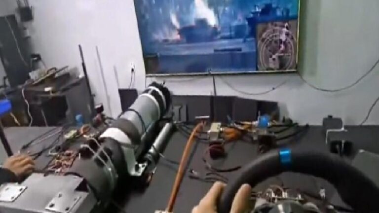 Bir Grup Arkadaş, World of Tanks Oynamak İçin Ev İmali Tank Simülatörü İnşa Etti [Video]