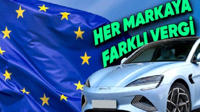 Avrupa da Çinli Elektrikli Arabalara Ek Vergi Getirdi! Her Markaya Farklı Oranda Vergi Bindirilecek