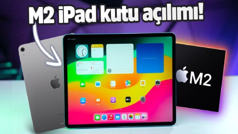 M2 işlemcili iPad Air 2024 kutu açılımı!
