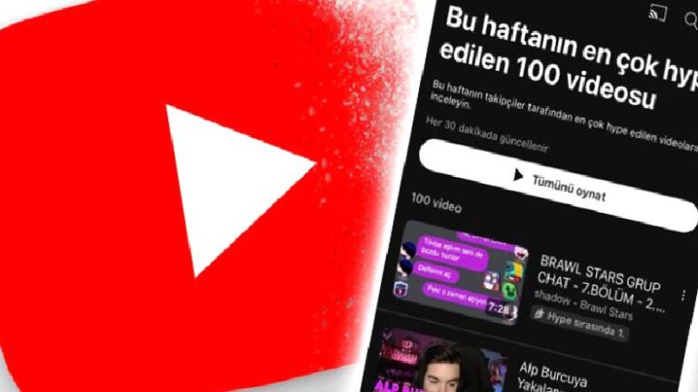 YouTube, “Hype” İsimli Yeni Özelliğini Türkiye’de Test Etmeye Başladı