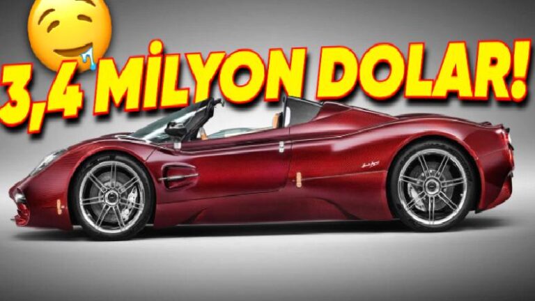 112 Milyon TL’lik Süper Araba Pagani Utopia Roadster Tanıtıldı (Tasarımı Ağzınızın Suyunu Akıtacak)