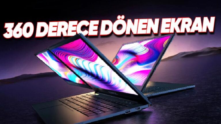 Dünyanın İlk Yatay Katlanan Çift Ekranlı 360 Derece Dizüstü Bilgisayarı Tanıtıldı: ACEMAGIC X1