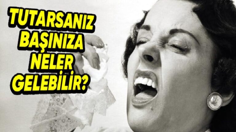 Hapşırığımızı Tuttuğumuz Zaman Başımıza Neler Gelebilir? Nefes Borusunda Yırtık Oluşan Bile Var!