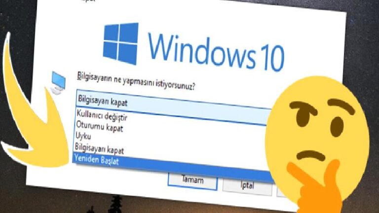 Bilgisayarımızı Yeniden Başlatmak Neden Pek Çok Sorunu Çözüyor?