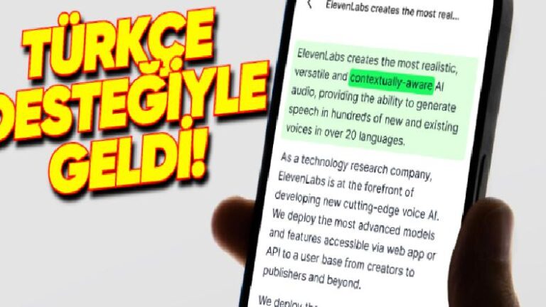 ElevenLabs’in Yapay Zekâyla Metinleri Sesli Bir Şekilde Okuyabilen Uygulaması “Reader” Kullanıma Sunuldu: Hem Bedelsiz Hem de Türkçe!