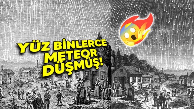 İnsanları Kıyametin Koptuğuna İnandıran 1833’teki Leonid Meteor Yağmurunun Sinemaları Aratmayan Kıssası: Bilime de Bir Katkısı Olmuş!
