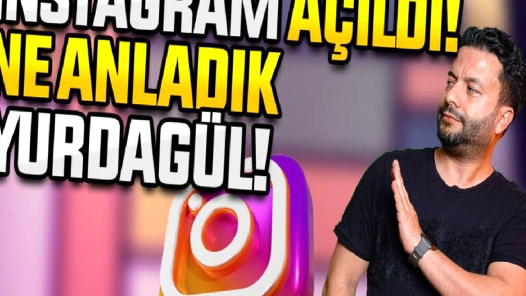 Instagram sonunda açıldı! Pekala 1 haftada bize ne oldu?