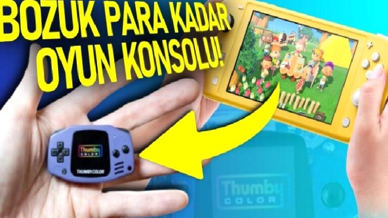 Küçük Ekranda Büyük Nostalji: Oyun Keyfinizi Katlayacak Küçük El Konsolu Thumby Color’la Tanışın