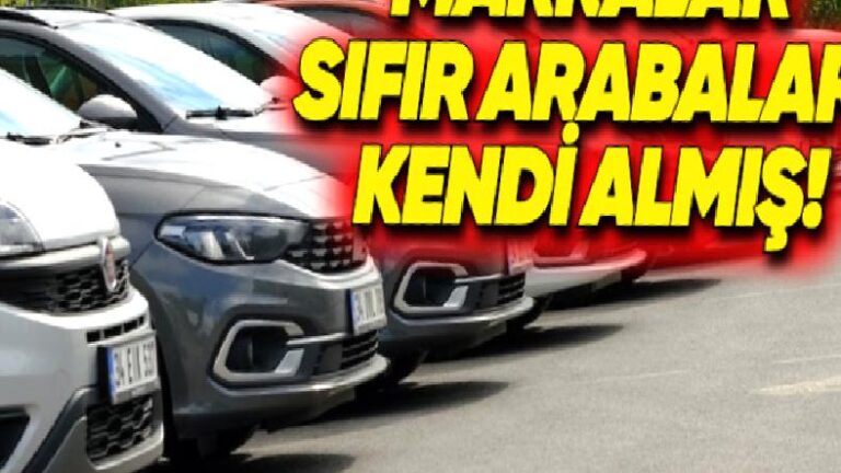 Markaların Temmuzda Binlerce Sıfır Arabası “Kendine Aldığı” Ortaya Çıktı: Pekala Neden?