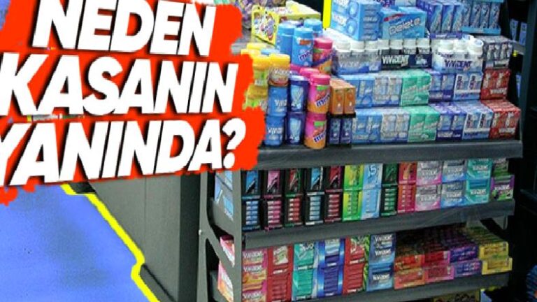 Marketlerde Sakız ve Şekerlerin Kasa Yanında Olmasının Altında Yatan Dâhiyane Sebep