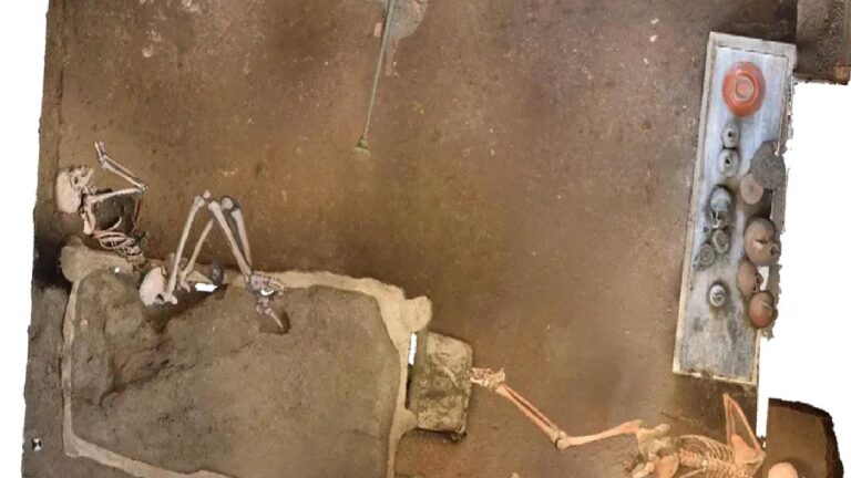 Pompeii’deki iki iskelet, kentin son anlarına yeni bir kıssa daha ekledi