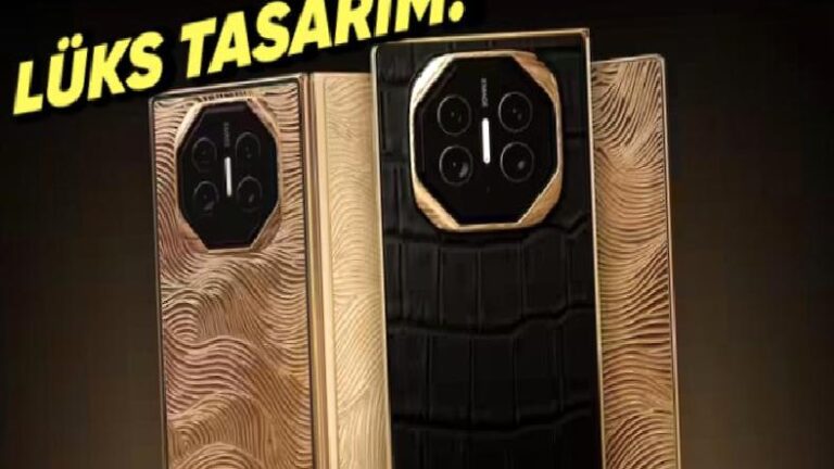 24 Ayar Altınla Kaplı Huawei Mate XT Ultimate Duyuruldu!