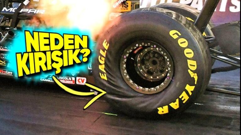 Dünyanın En Süratli Araçlarından Olan Drag Araçlarının Lastikleri Yarışta Niçin Bu türlü Buruş Buruş Oluyor?