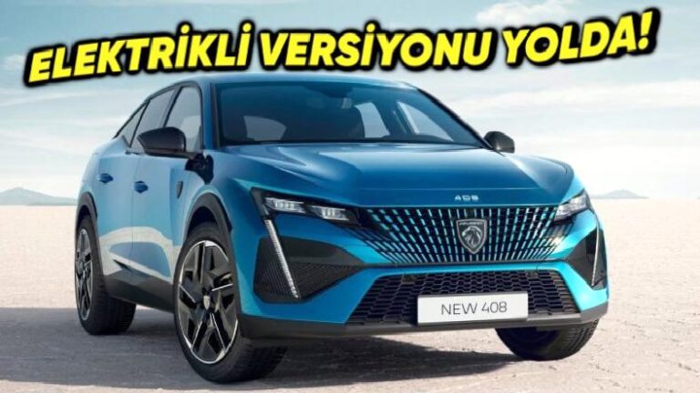 Elektrikli Peugeot 408 Yolda! Sevilen Modelin Yeni Versiyonu ile Tanışmaya Hazır Olun