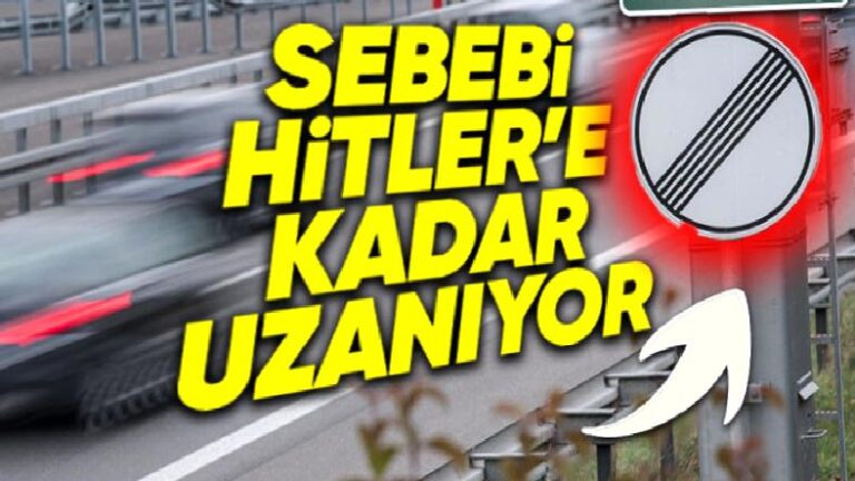 Her Ülkenin Otobanında Bulunan Sürat Sonu Kendisini “Yeşil Güç” İlan Eden Almanya’da Neden Yok?
