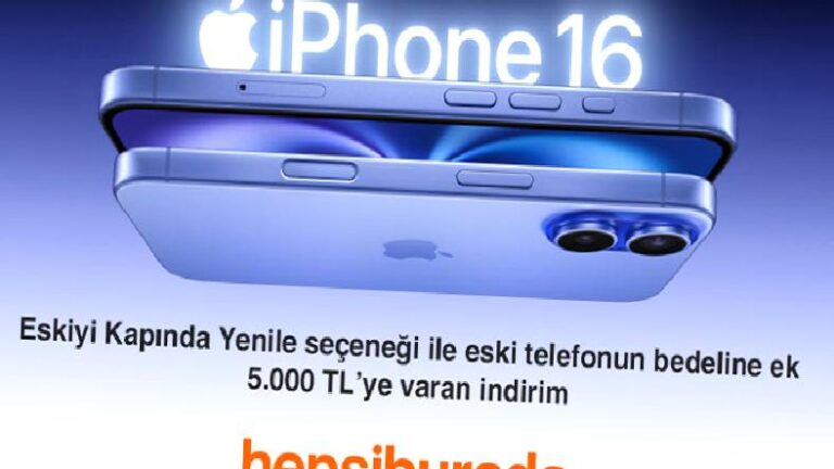 iPhone 16 ve iPhone 16 Pro Ailesi Özel Fırsatlarla Hepsiburada’da Satışa Sunuldu