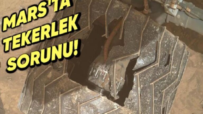 NASA’nın Mars Keşif Aracının Tekerleklerinde Delikler Oluştu! (Hâlâ Misyonuna Devam Ediyor!)