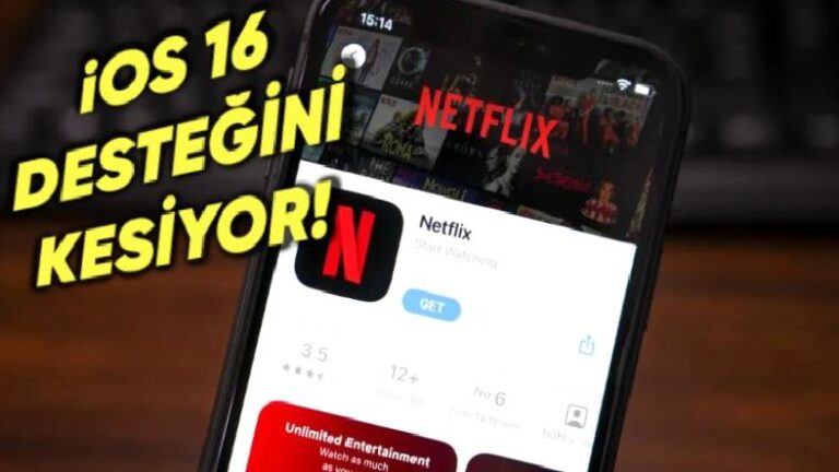 Netflix, iOS 16 Yardımını Kesiyor! Eski iPhone ve iPad Kullanıcılarına Daha Yeni Bir Sürüm Gerekecek