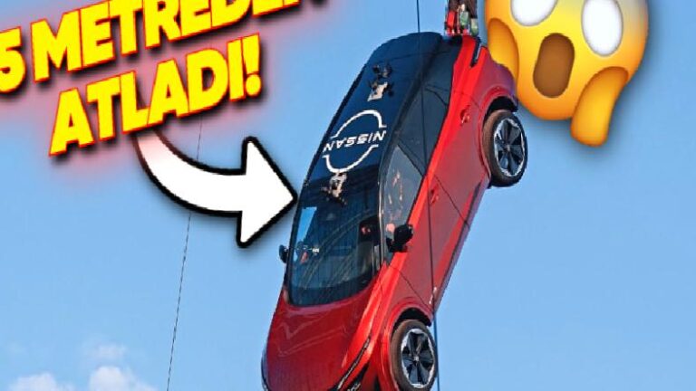 Nissan, Qashqai’ye İçinde Şoför Varken Bungee Jumping Yaptırdı, Dünya Rekoru Kırdı! [Video]