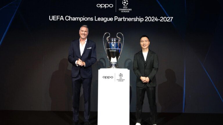 OPPO, UEFA ile iştirakini önümüzdeki üç sezon için yenilediğini açıkladı