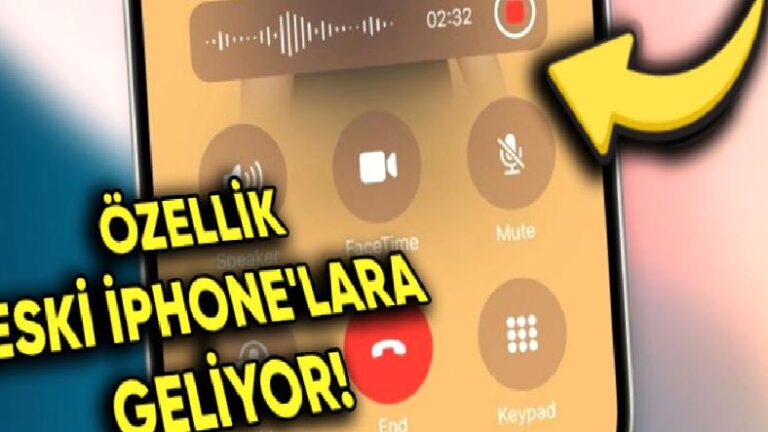 Sesli Aramaları Kaydetme ve Yazıya Dökme Özelliği Daha Fazla iPhone Modeline Geliyor