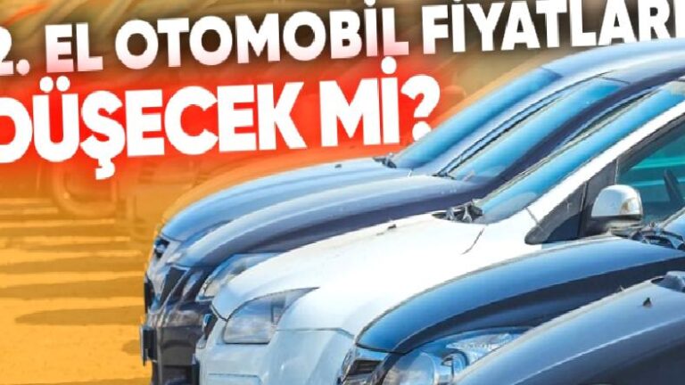 Galericilerden Açıklama: İkinci El Araba Fiyatları Daha da Düşer mi?