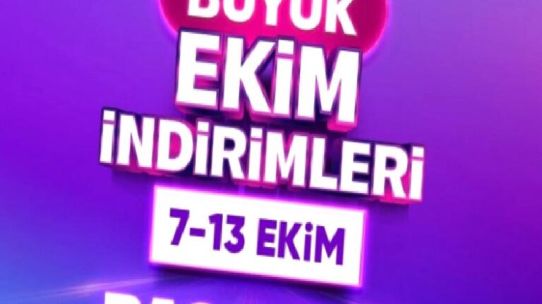 Hepsiburada’da Büyük Ekim İndirimleri Başladı! İşte Kaçırmamanız Gereken Fırsatlar