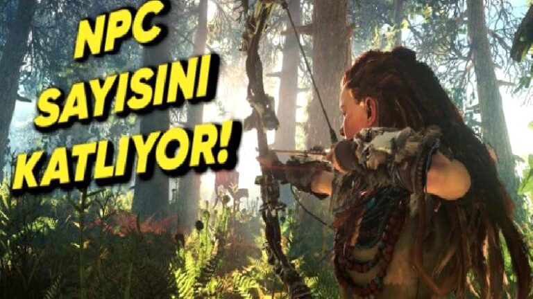 Horizon Zero Dawn Remastered PS5 Sayesinde Çok Daha Fazla NPC’ye Sahip Olacak (Üstelik Daha Gerçekçi Olacak!)