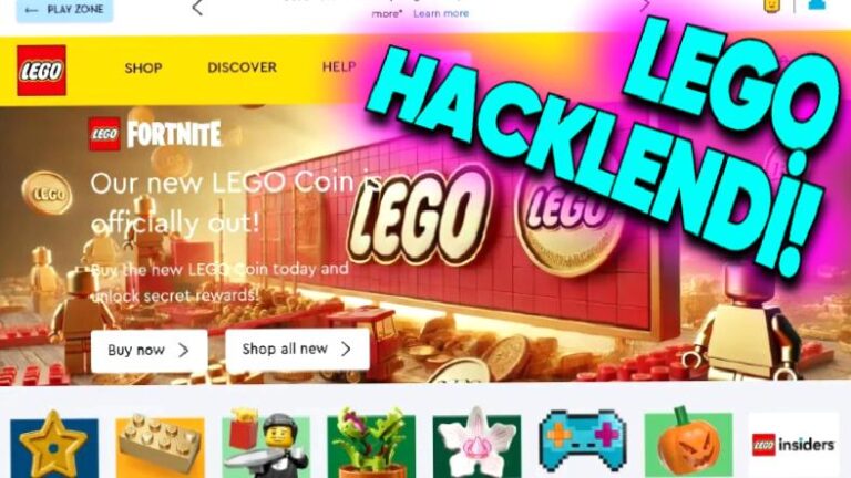 LEGO’nun İnternet Sitesi Hacklendi, Geçersiz Kripto Para Satılmaya Çalışıldı!