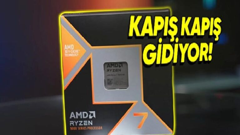 AMD’nin Ryzen 7 9800X3D İşlemcisi Âdeta Yok Satıyor (Satıcılarda Stok Kalmamış Durumda)