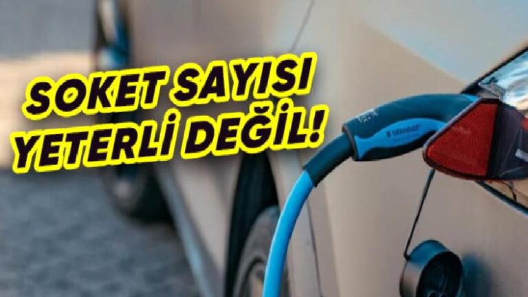 Türkiye’de Kaç Adet Elektrikli Araba Şarj Soketi Bulunduğu Açıkladı (Her 5 Elektrikli Arabaya 1 Soket Bile Düşmüyor!)