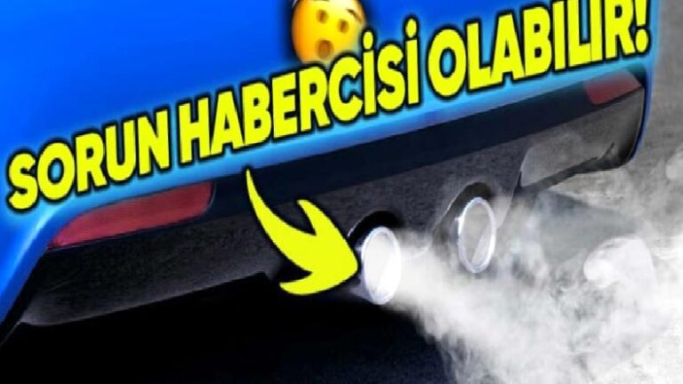 Hangi Renk Hangi Sorun Demek? Otomobillerde Egzozdan Çıkan Duman Renkleri ve Manaları