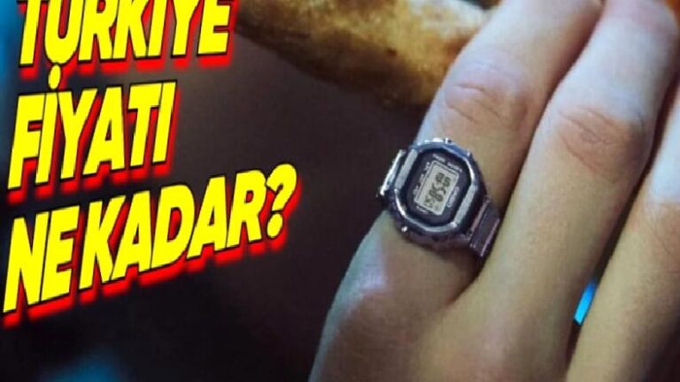 Dünyanın İlk Yüzük Saati Casio  CRW-001’in Türkiye Fiyatı Belirlendi