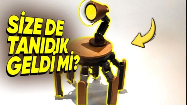 Ev Ödevlerine ve Araştırmalara Yardımcı Olabilen Altı Ayaklı Lamba Tanıtıldı (Gözüm Bir Yerden Isırıyor Güya…)
