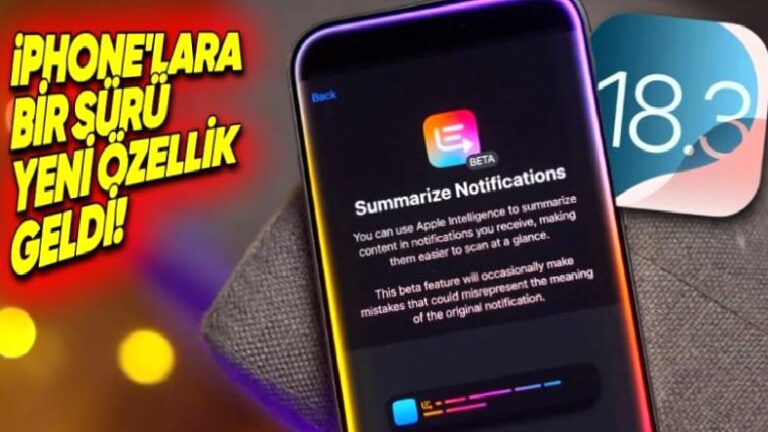 iOS 18.3 Yayımlandı: İşte iPhone’lara Gelen Yeni Özellikler