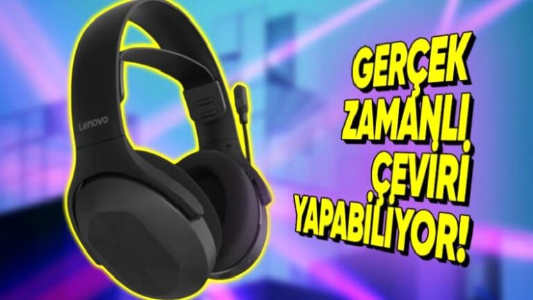 Lenovo’dan Yapay Zekâ Dayanaklı Yeni Kulaklık: Söylenenleri Anında Çevirebiliyor!