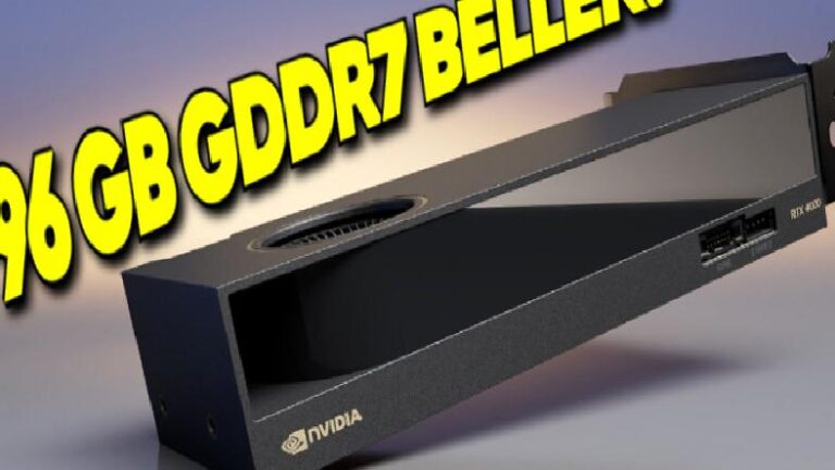 NVIDIA’nın Yeni Profesyonel Ekran Kartı Ortaya Çıktı: 96 GB VRAM’le Gelecek!