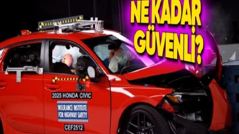 2025 Honda Civic, Çarpışma Testine Girdi: İşte Sonuçlar [Video]