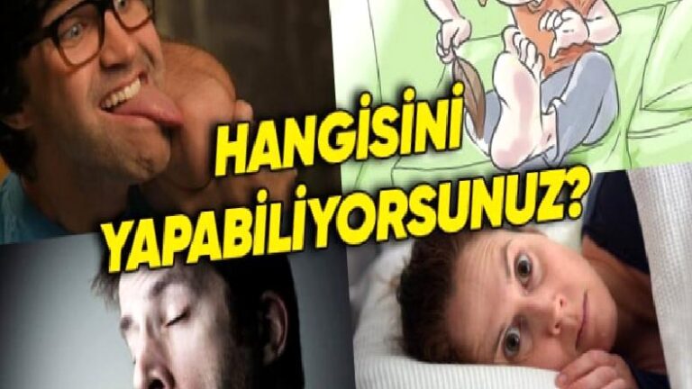 Okurken Deneyeceksiniz: Bedenimizde İstesek de Yapamadığımız ya da Özel Yetenek Gerektiren Hareketler
