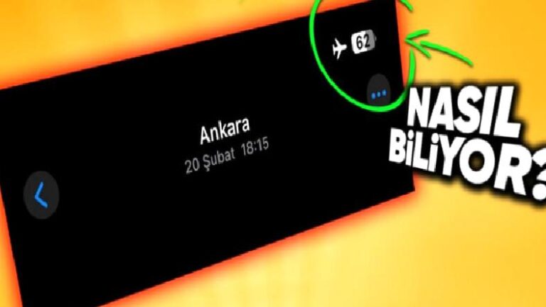 Telefon Uçak Modundayken Hangi Pozisyonda Fotoğraf Çektiğimizi Nasıl Bilebiliyor?