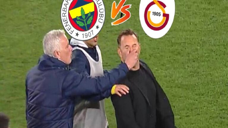 Fenerbahçe-Galatasaray derbisinde yaşananlar sosyal medyaya gündem oldu!
