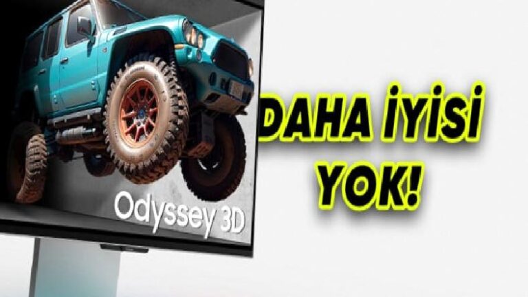Gözlüksüz 3D Görüntü Sunan Samsung Odyssey 3D Monitör Türkiye’de Satışa Sunuldu: İşte Derin Fikirlere Daldıran Fiyatı