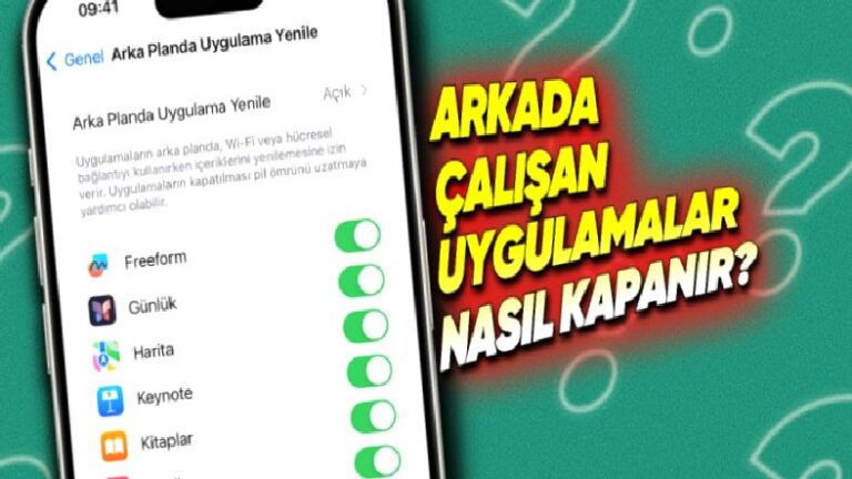 Uygulamalar Neden Kapanmak Yerine Arka Planda Çalışmaya Devam Eder? Tamamen Nasıl Kapatabiliriz?