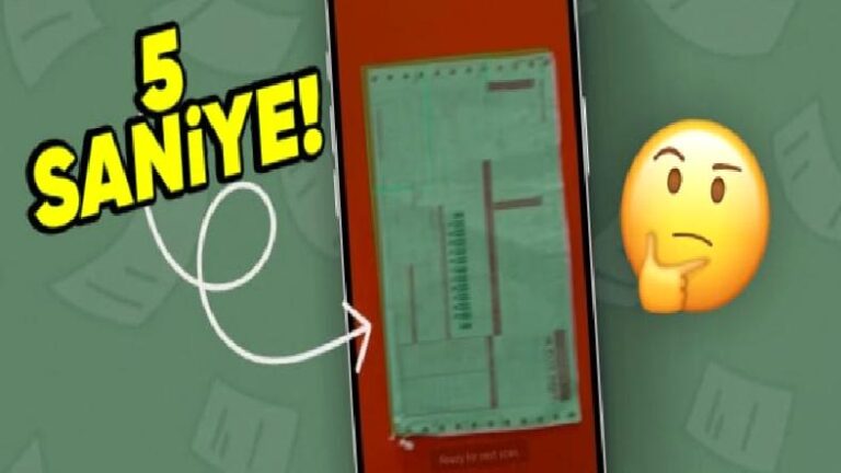 WhatsApp’tan Dokümanları Süratli Bir Şekilde Tarayarak PDF Hâline Nasıl Getirebiliriz?