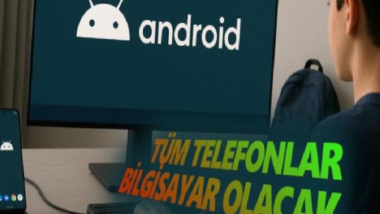 Android’in Yeni Özelliği Ortaya Çıktı: Tüm Telefonlar Tek Bir Kabloyla Bilgisayara Dönüşebilecek