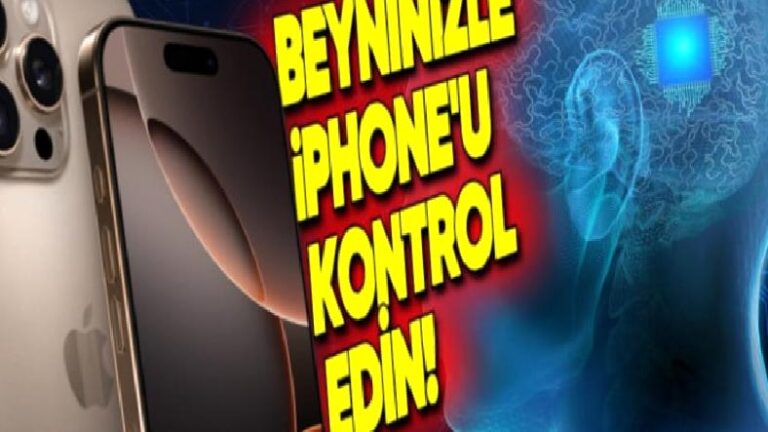 Apple’ın “Çılgın” Projesi Ortaya Çıktı: iPhone’lar, Beyne Takılan Çiplerle Kontrol Edilebilecek