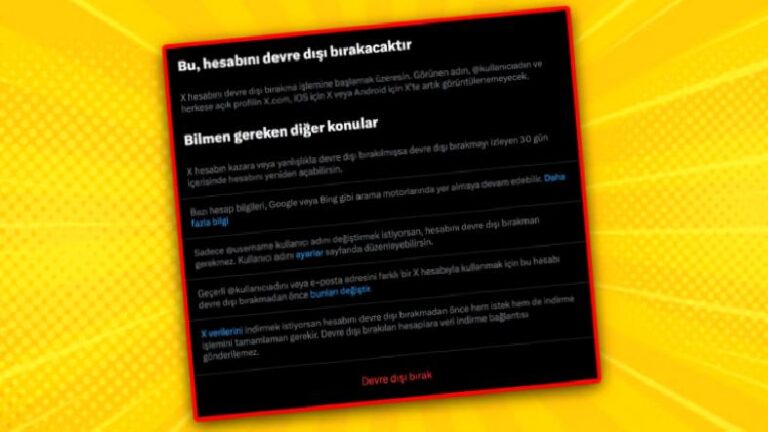 Artık Kafa Dinleyeyim Diyorsanız Gelin: X (Twitter) Hesap Silme ve Dondurma Nasıl Yapılır?